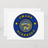 Omaha Nebraska Briefkaart (Voorkant / Achterkant)