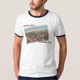  Omaha, Nebraska Briefkaart T-Shirt