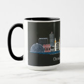Omaha, Nebraska City Skyline Café Mug (Gauche)