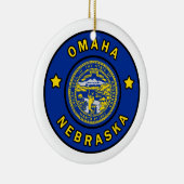 Omaha Nebraska Keramisch Ornament (Rechts)