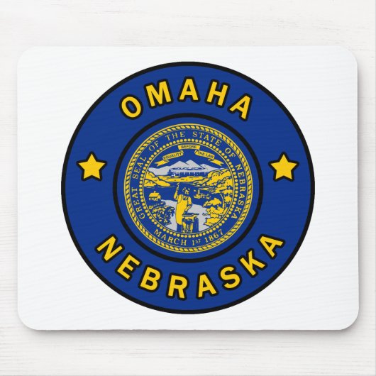 Omaha Nebraska Muismat (Voorkant)