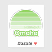 Omaha Nebraska Sticker (Vel)