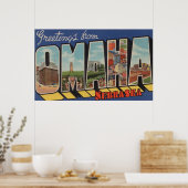 Omaha, NebraskaLarge Letter ScenesOmaha, NE 2 Poster (Keuken)