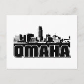 Omaha Skyline Briefkaart (Voorkant)