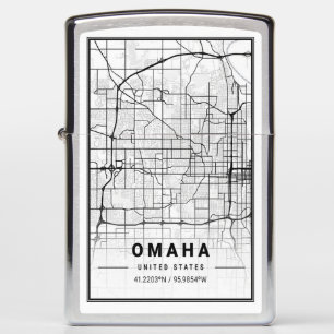 Omaha Texas City Travel City Map