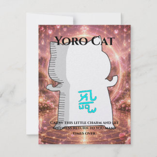 Omamori Card #008 – Yoro Cat | Love • Happiness Kaart