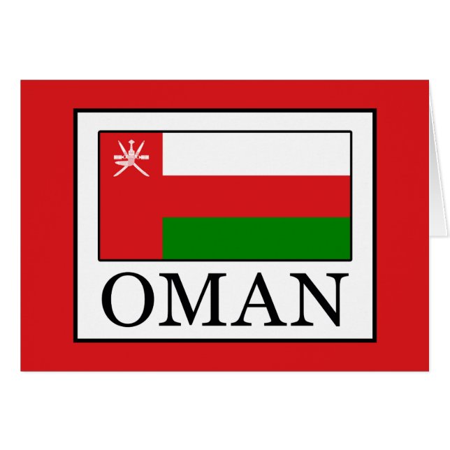 Oman (Devant horizontal)