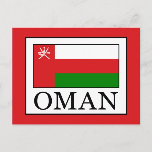 Oman Briefkaart (Voorkant)
