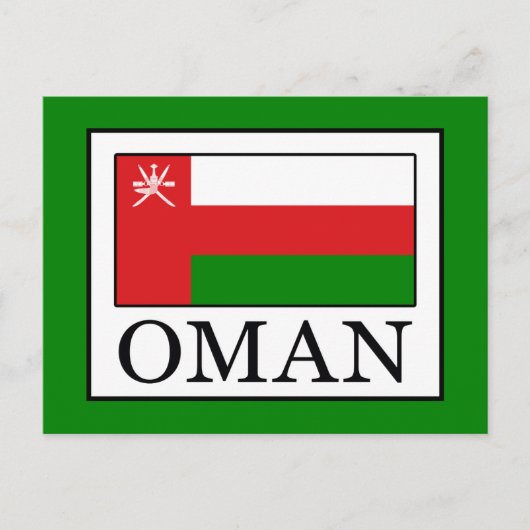 Oman Briefkaart (Voorkant)