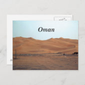 Oman Desert Briefkaart (Voorkant / Achterkant)