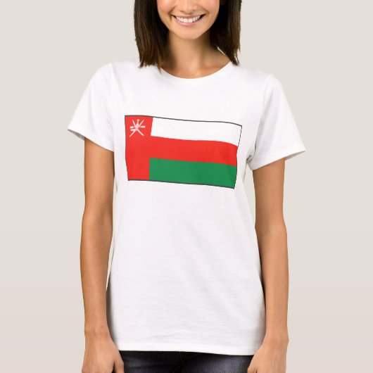 Oman Drapeau x Carte T-shirt (Devant)