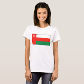 Oman Drapeau x Carte T-shirt (Devant entier)