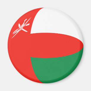 Oman Fisheye Vlag Magneet