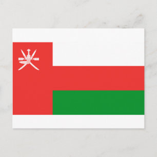 Oman Flag Briefkaart