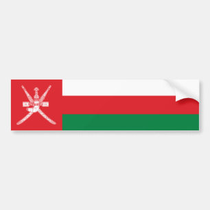 Oman Flag Bumpersticker