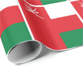 Oman Flag Cadeaupapier (Rol Hoek)