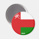 Oman Flag Charming Patriotic Magnet Magneet (Voorkant / Achterkant)