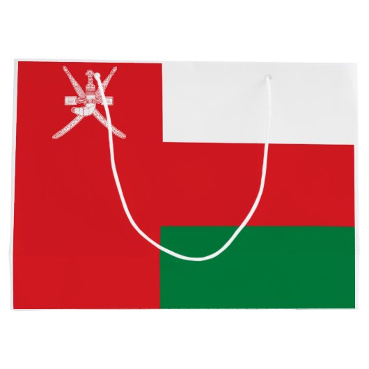 Oman Flag Groot Cadeauzakje (Achterkant)