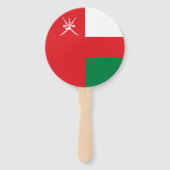 Oman Flag Handwaaier (Voorkant)