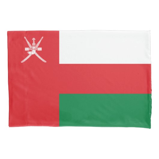 Oman Flag Kussensloop (Voorkant)