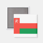 Oman Flag Magneet (Voorkant / Achterkant)
