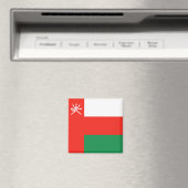 Oman Flag Magnet Magneet (Insitu (Vaatwasser))