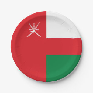 Oman Flag Papieren Bordje