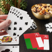 Oman Flag Pokerkaarten (Insitu)