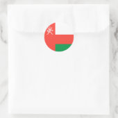 Oman Flag Ronde Sticker (Tas)