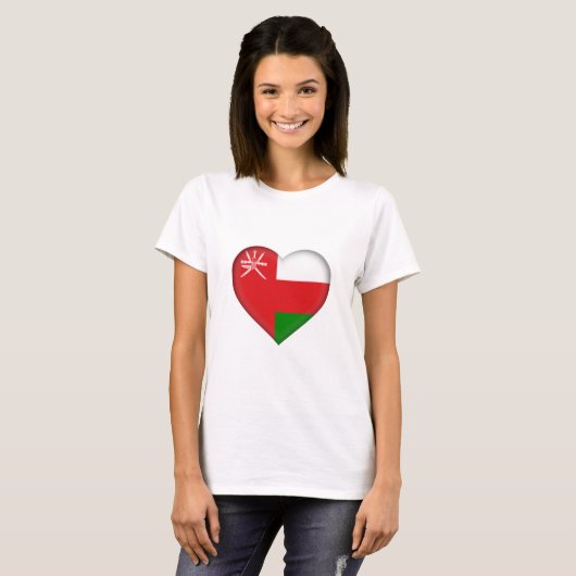 Oman Flag T-shirt (Voorkant volledig)