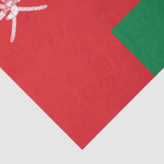 Oman Flag Tissuepapier (Detail)