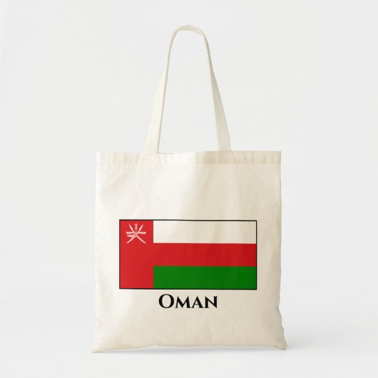 Oman Flag Tote Bag (Voorkant)