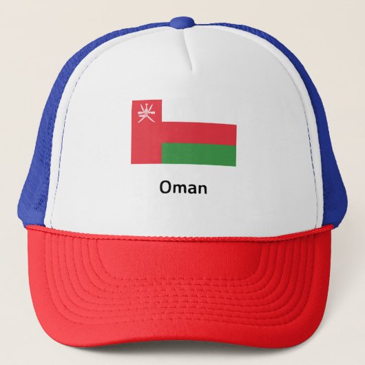 Oman Flag Trucker Pet (Voorkant)