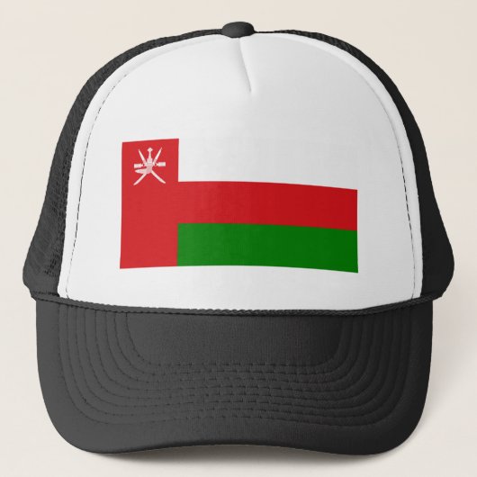 Oman Flag Trucker Pet (Voorkant)