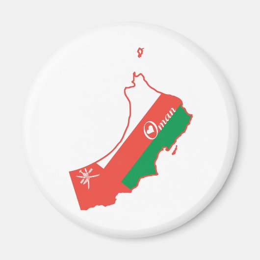 Oman Magnet Magneet (Voorkant)