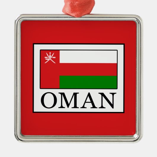 Oman Metalen Ornament (Voorkant)