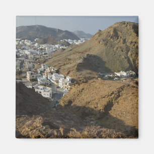 Oman, Muscat, Ruwi/Al Hamriyah. Gezicht op Ruwi / Magneet