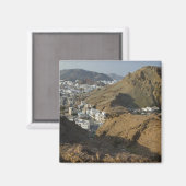 Oman, Muscat, Ruwi/Al Hamriyah. Uitzicht van Ruwi  Magneet (Voorkant / Achterkant)
