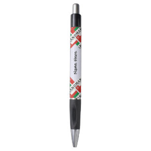 Oman Omaanse Vlag Getegeld Gepersonaliseerde Naam Pen