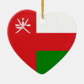 Oman - Omani Flag Keramisch Ornament (Voorkant)