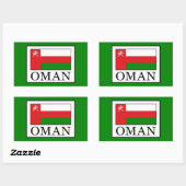 Oman Rechthoekige Sticker (Vel)