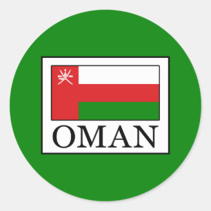 Oman Ronde Sticker
