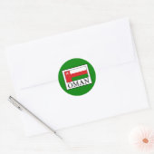 Oman Ronde Sticker (Envelop)