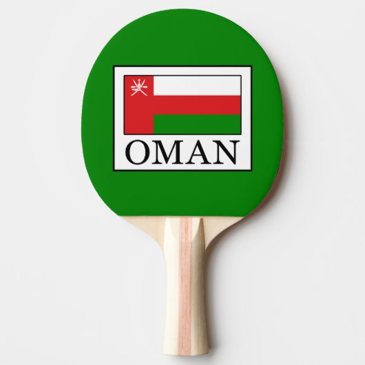 Oman Tafeltennisbatje (Voorkant)