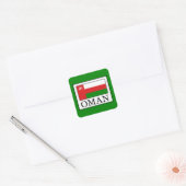 Oman Vierkante Sticker (Envelop)