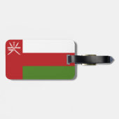 Oman vlag bagagelabel (Achterkant horizontaal)
