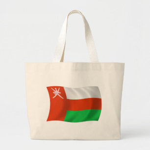 Oman Vlag Boodschappentas Grote Tote Bag