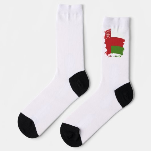 Oman vlag sokken (Links)
