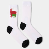 Oman vlag sokken (Rechts)