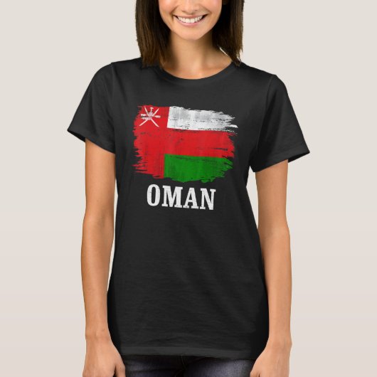  Oman-vlag voor Omani T-shirt (Voorkant)